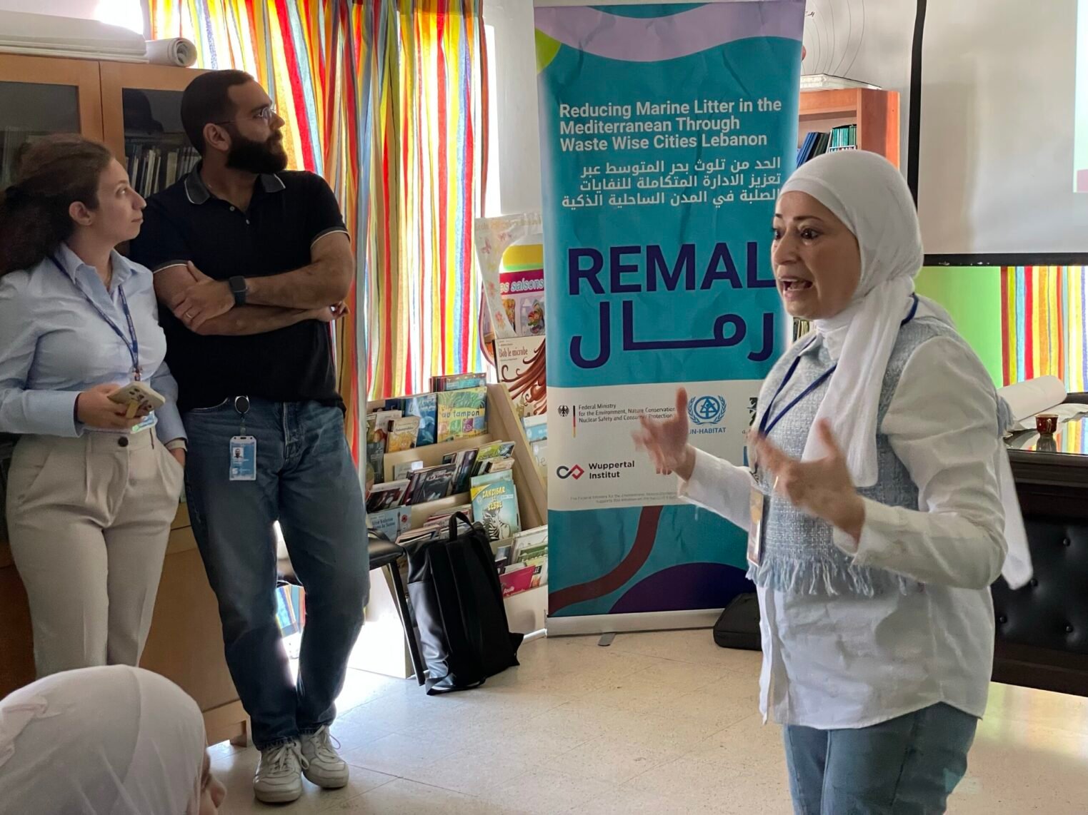 Awareness raising event at a local school