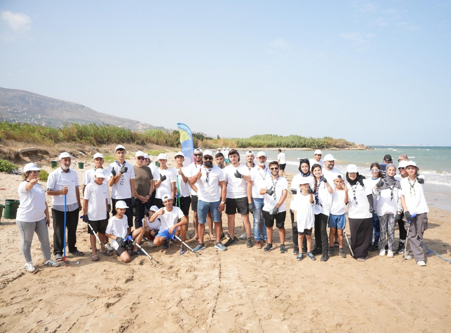 Beach cleanup campaign for Miniyeh Public Beach